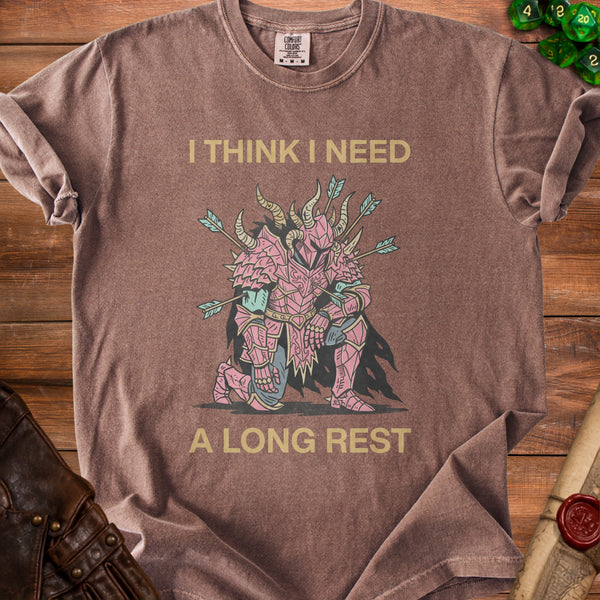 Long Rest Daily Battle T-Shirt in Espresso