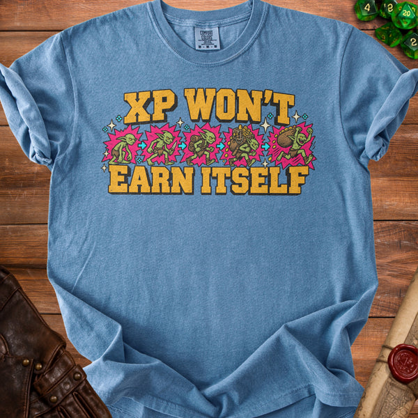 XP Grind T-shirt in Blue Jean