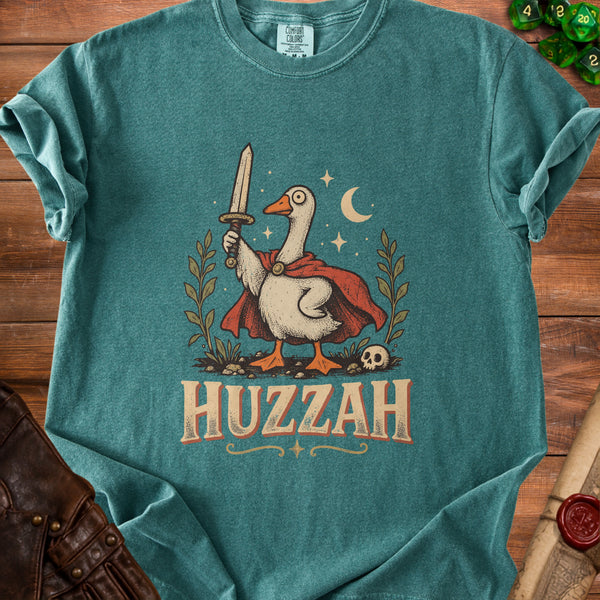 Huzzah Duck T-Shirt in Blue Spruce
