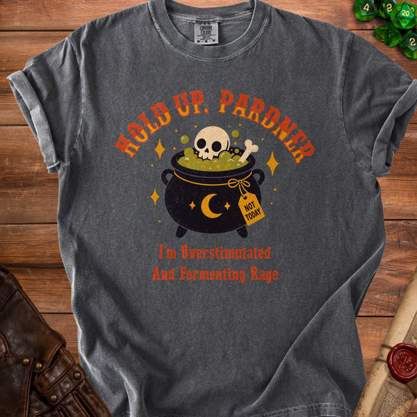 Hold Up T-Shirt in Pepper