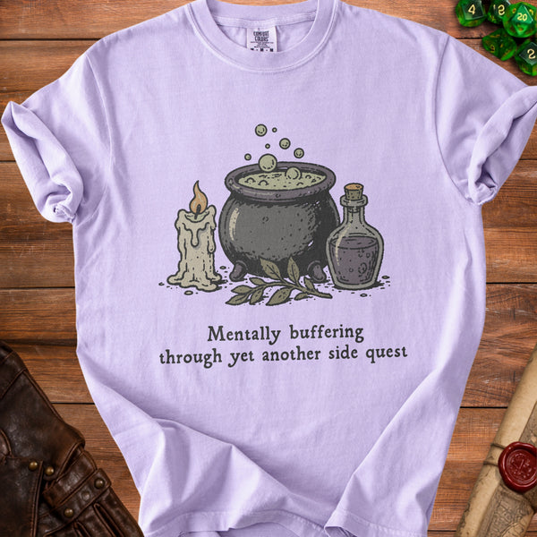 Side Quest T-shirt in Orchid