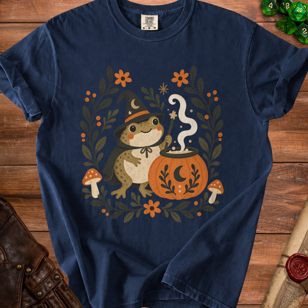 Witch Frog T-Shirt in True Navy