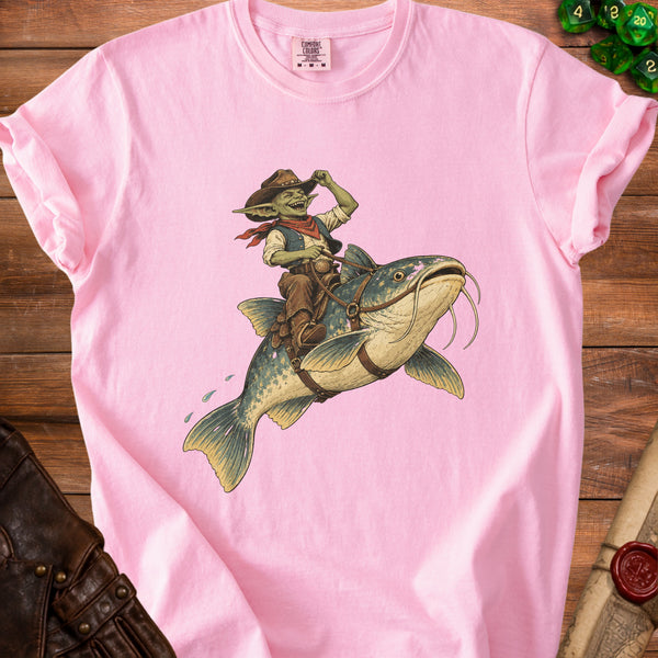 Catfish Cowboy T-Shirt in Blossom
