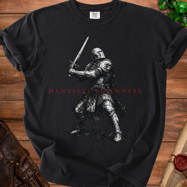 Mentally Elsewhere T-shirt in Black