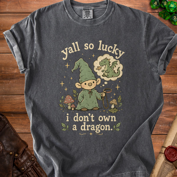 Y'all So Lucky T-Shirt in Pepper