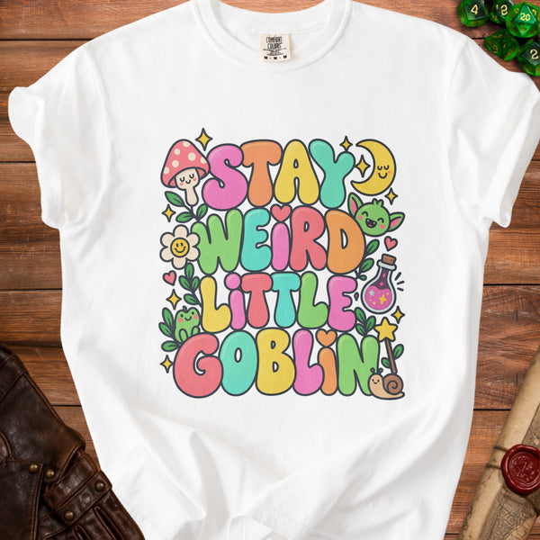 Stay Weird T-Shirt in White