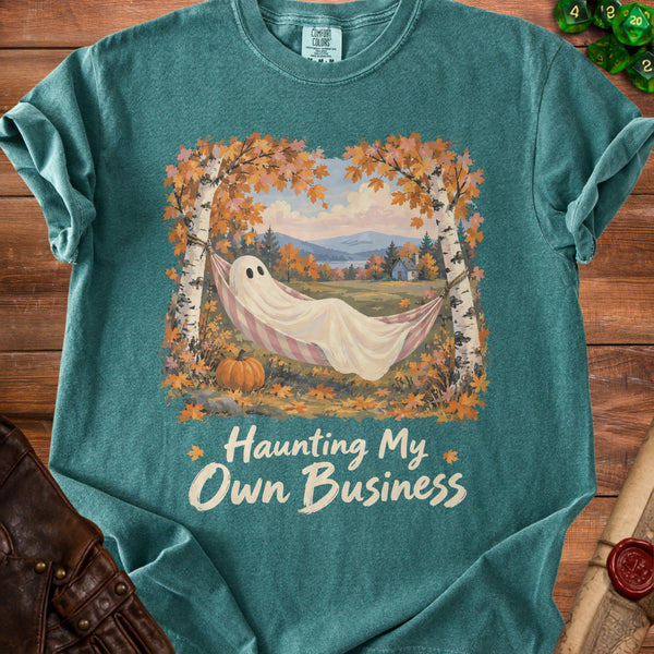 Cozy Ghost T-Shirt in Blue Spruce