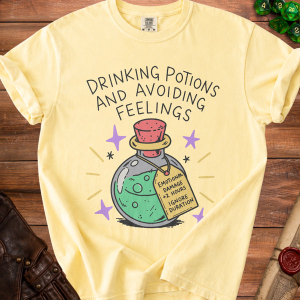 Feelings Potion T-Shirt in Butter