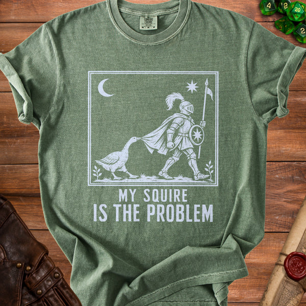 Squire Problem T-Shirt in Moss