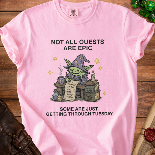 Grumpy Wizard T-Shirt in Blossom