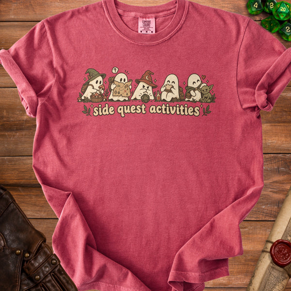 Side Quest T-Shirt in Crimson