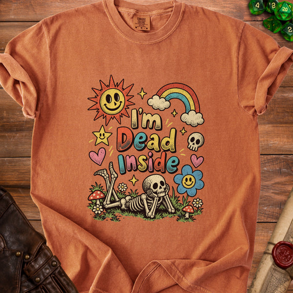 Dead Inside Sunshine and Dread T-Shirt in Yam