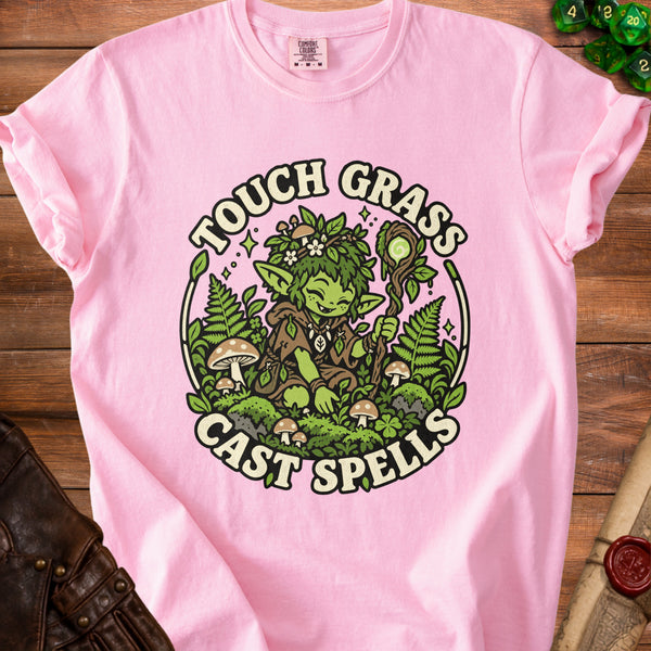 Touch Grass T-shirt in Blossom