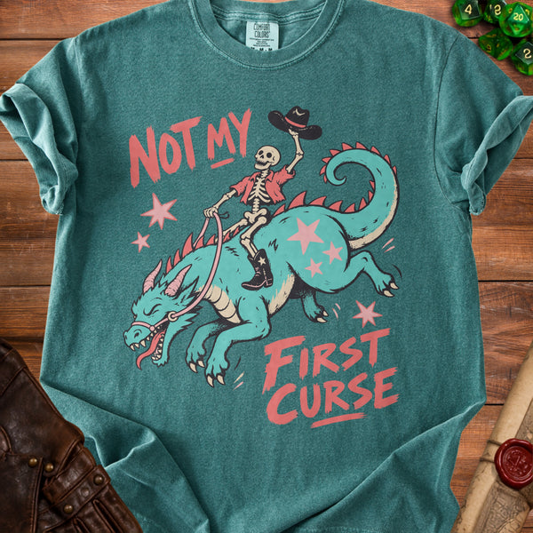 First Curse T-Shirt in Blue Spruce