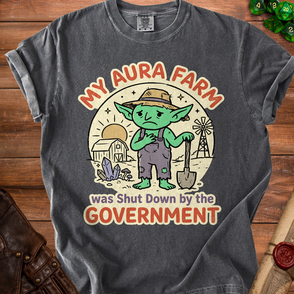 Aura Farm Feds Took It T-Shirt in Pepper