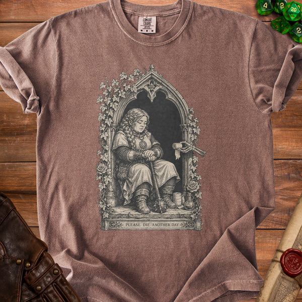 Exhausted Cleric T-Shirt in Espresso