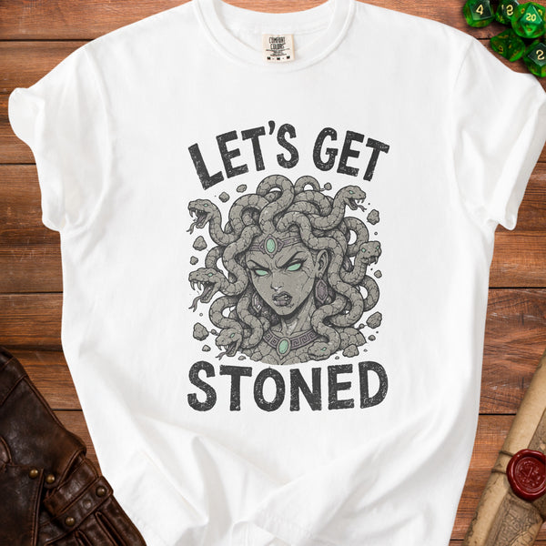Stoned Medusa T-Shirt in White