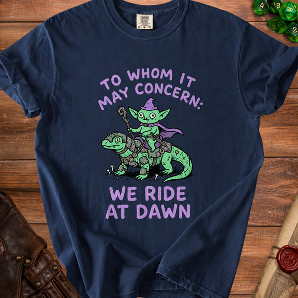 Goblin Rider T-Shirt in True Navy