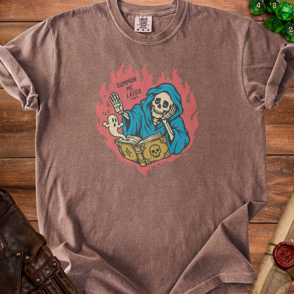 Summon Me Later T-Shirt in Espresso