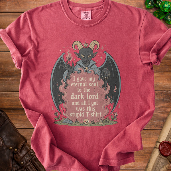 Soulful Sarcasm T-shirt in Crimson