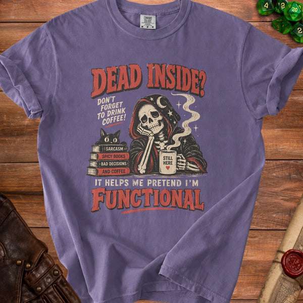 Dead Inside T-Shirt in Grape