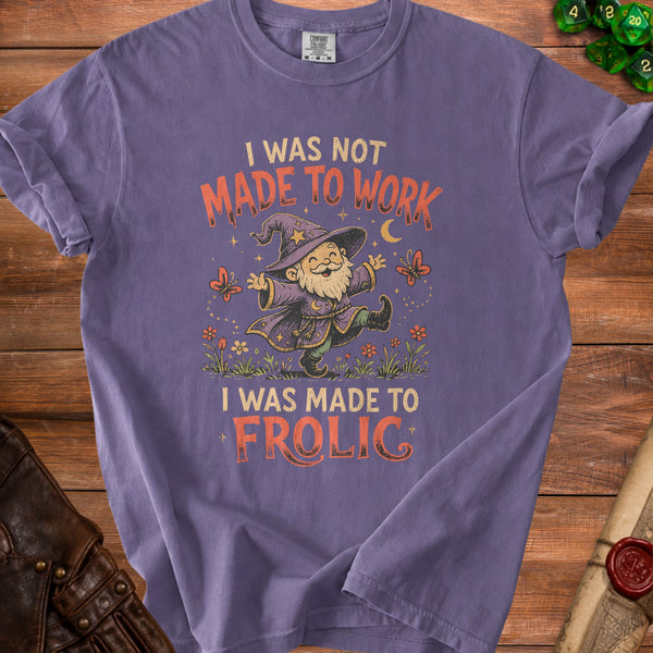 Gnome Frolic T-shirt in Grape