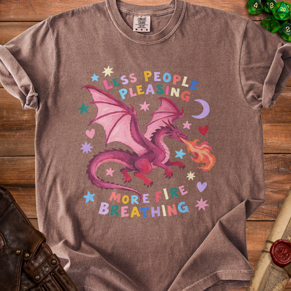 Fire Breathing T-Shirt in Espresso