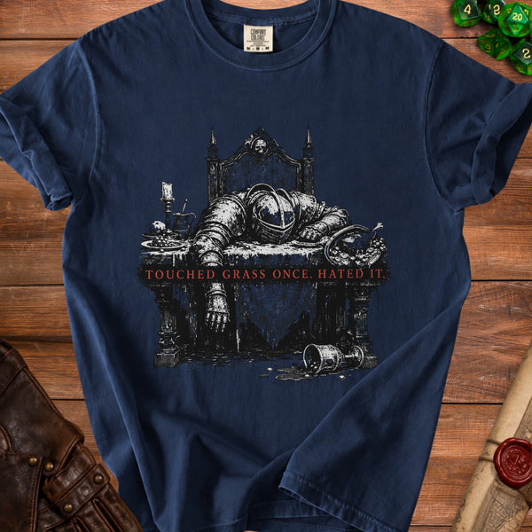 Grass Hater T-Shirt in True Navy