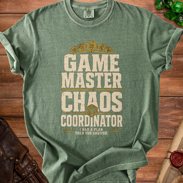 Gaming Chaos T-shirt in Moss