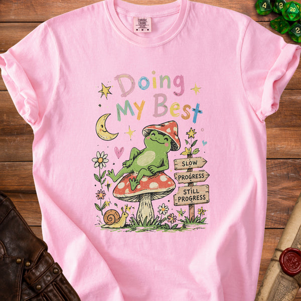 Slow Progress T-Shirt in Blossom
