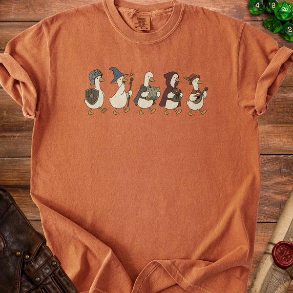 Adventuring Ducks T-shirt in Yam