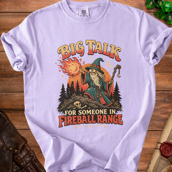 Fireball Wizard T-Shirt in Orchid