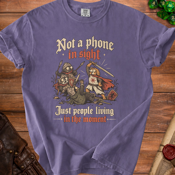 Medieval Moment T-Shirt in Grape