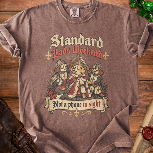 Lads Weekend T-Shirt in Espresso