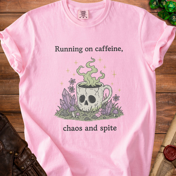 Caffeine Spite T-shirt in Blossom