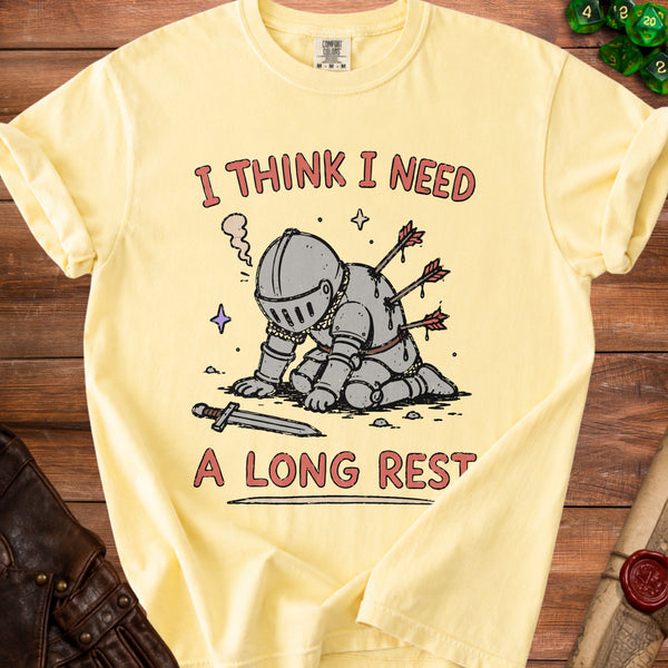 Long Rest Knight's Respite T-Shirt in Butter