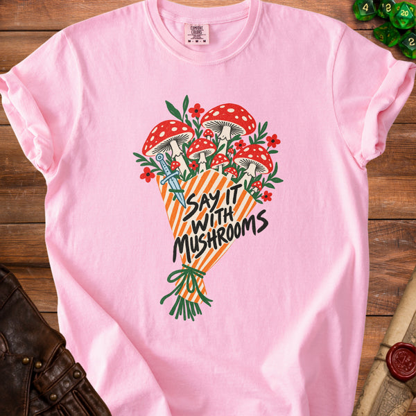 Mushroom Bouquet T-shirt in Blossom