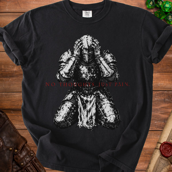 Pain Knight T-Shirt in Black