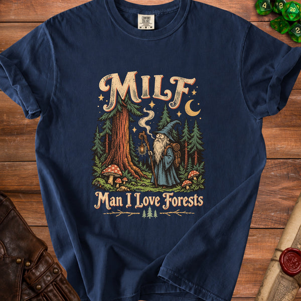 MILF Forest T-shirt in True Navy