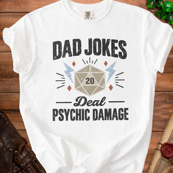 Vintage Psychic Damage T-Shirt in White