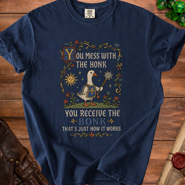 Knight Goose T-shirt in True Navy