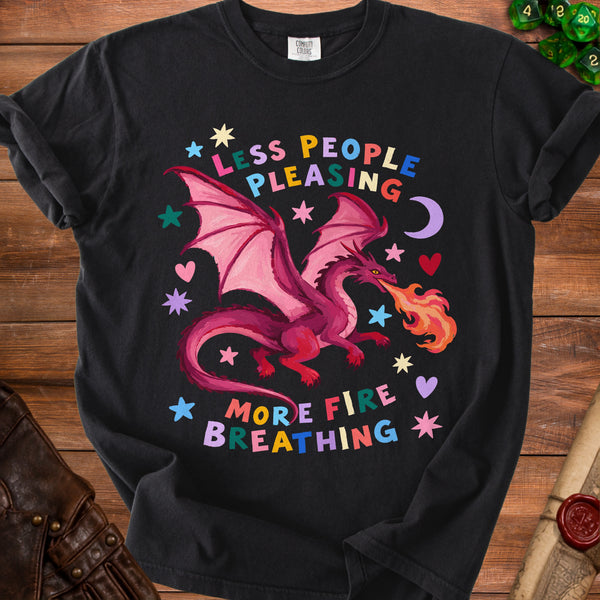 Fire Breathing T-Shirt in Black