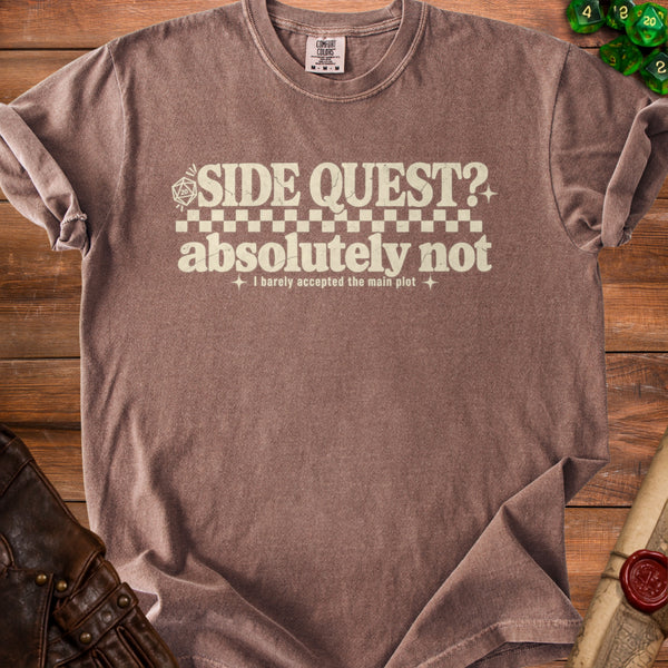 Side Quest T-Shirt in Espresso