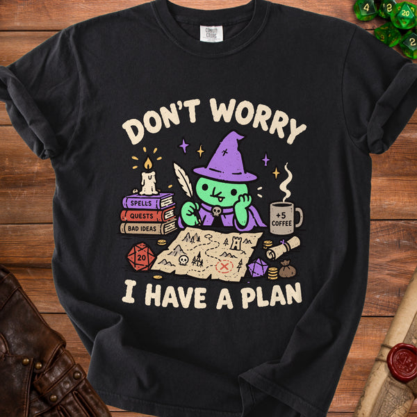 Plan Wizard T-Shirt in Black