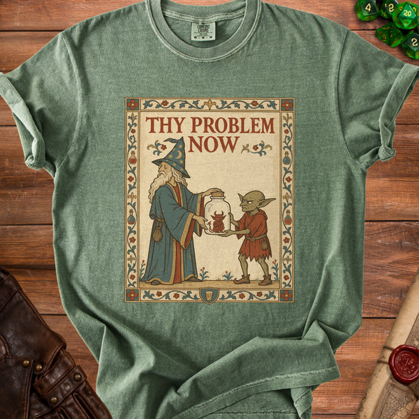 Thy Problem T-Shirt in Moss