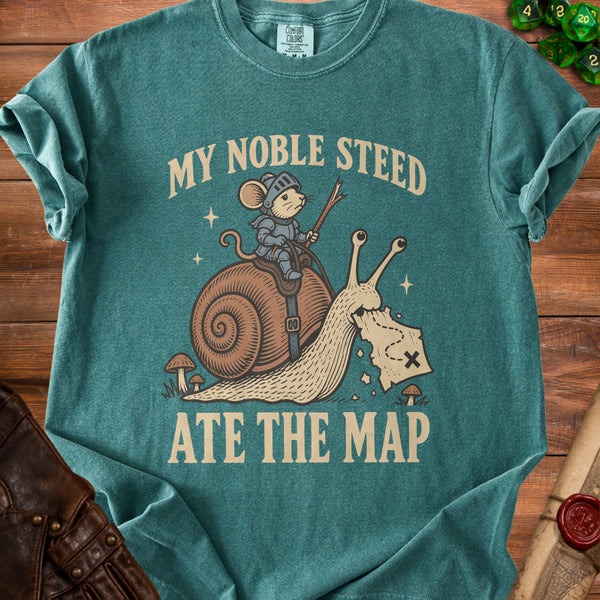 Noble Steed T-Shirt in Blue Spruce