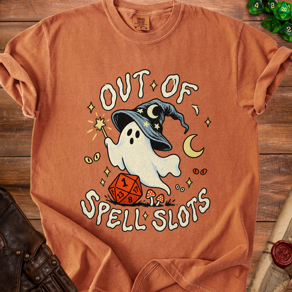 Spell Slots T-shirt in Yam