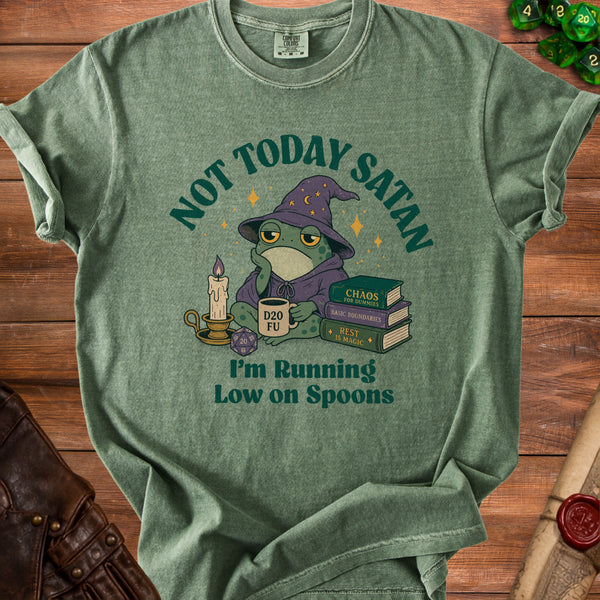 Spoonie Frog T-Shirt in Moss