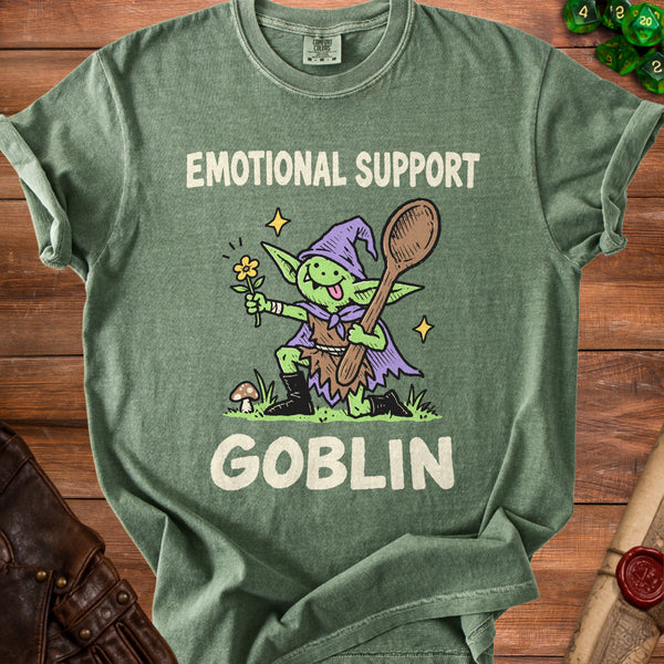 Support Goblin T-Shirt in Moss