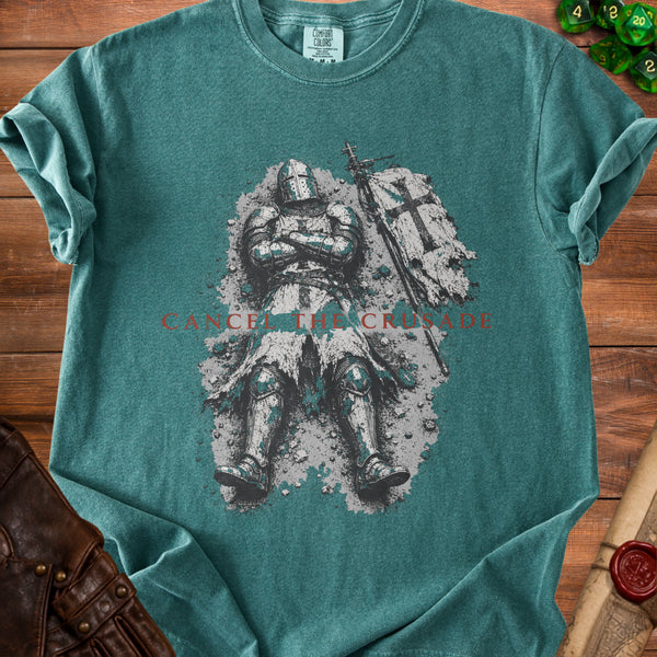 Cancel Crusade T-shirt in Blue Spruce